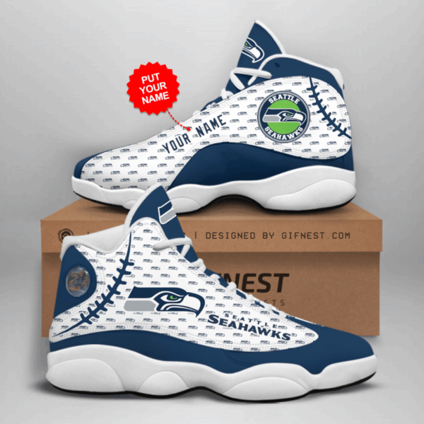 Seattle Seahawks Air Jordan 13 Sneaker Custom – Perfect Gift for Fans