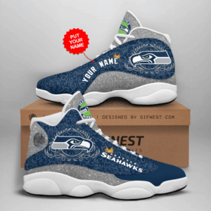 Seattle Seahawks Air Jordan 13 Custom Sneaker – Perfect Gift for Fans