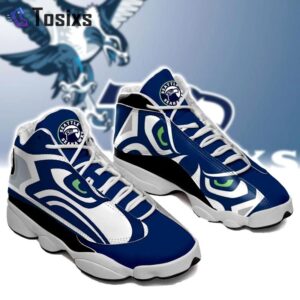 Seattle Seahawks Air Jordan 13 Sneaker Custom - Perfect Fan Gift