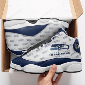 Seattle Seahawks Air Jordan 13 Custom Sneaker - Perfect Gift for Fans