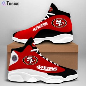 San Francisco 49ers Air Jordan 13 Custom Sneakers – Perfect Gift for Fans