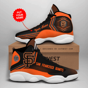 San Francisco Giants Air Jordan 13 Custom Sneakers - Perfect Gift for Fans
