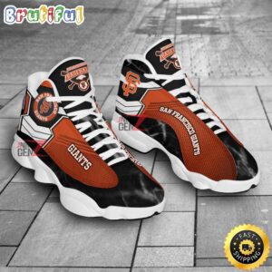 San Francisco Giants Custom Air Jordan 13 Sneakers - Unisex Fan Gift