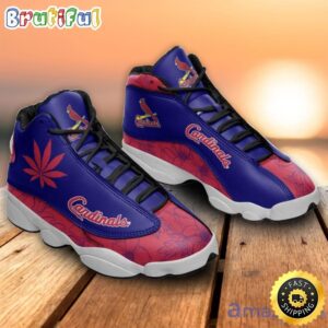 St Louis Cardinals Weed Air Jordan 13 Custom Sneakers – Unisex Gift for Fans