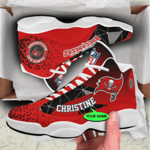 Tampa Bay Buccaneers Air Jordan 13 Custom Sneaker: Perfect Gift for Fans