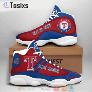 Texas Rangers Air Jordan 13 Custom Sneakers – Unisex Fan Gift