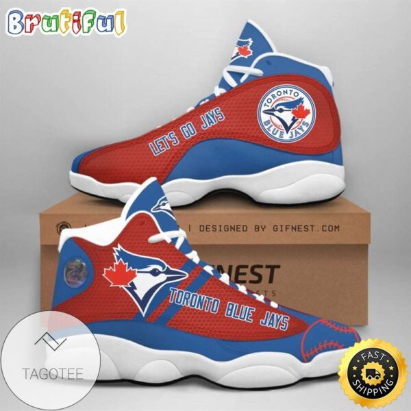 Toronto Blue Jays Air Jordan 13 Custom Sneakers – Unisex Fans Gift
