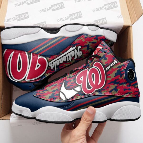 Washington Nationals Air Jordan 13 Custom Sneakers – Unisex Fan Gift