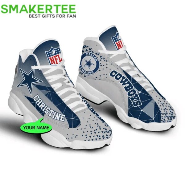 Custom Dallas Cowboys Jordan 13 Shoes – Personalized NFL Footwear