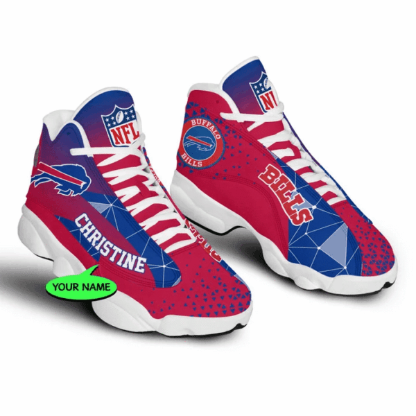 Custom Buffalo Bills Jordan 13 Shoes – Personalized NFL Sneakers