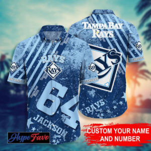 Custom Tampa Bay Rays MLB Hawaiian Shirt – Personalized Fan Gear