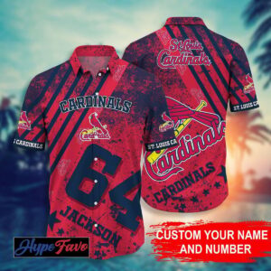 Custom St Louis Cardinals MLB Hawaiian Shirt – Personalized Baseball Fan Gear