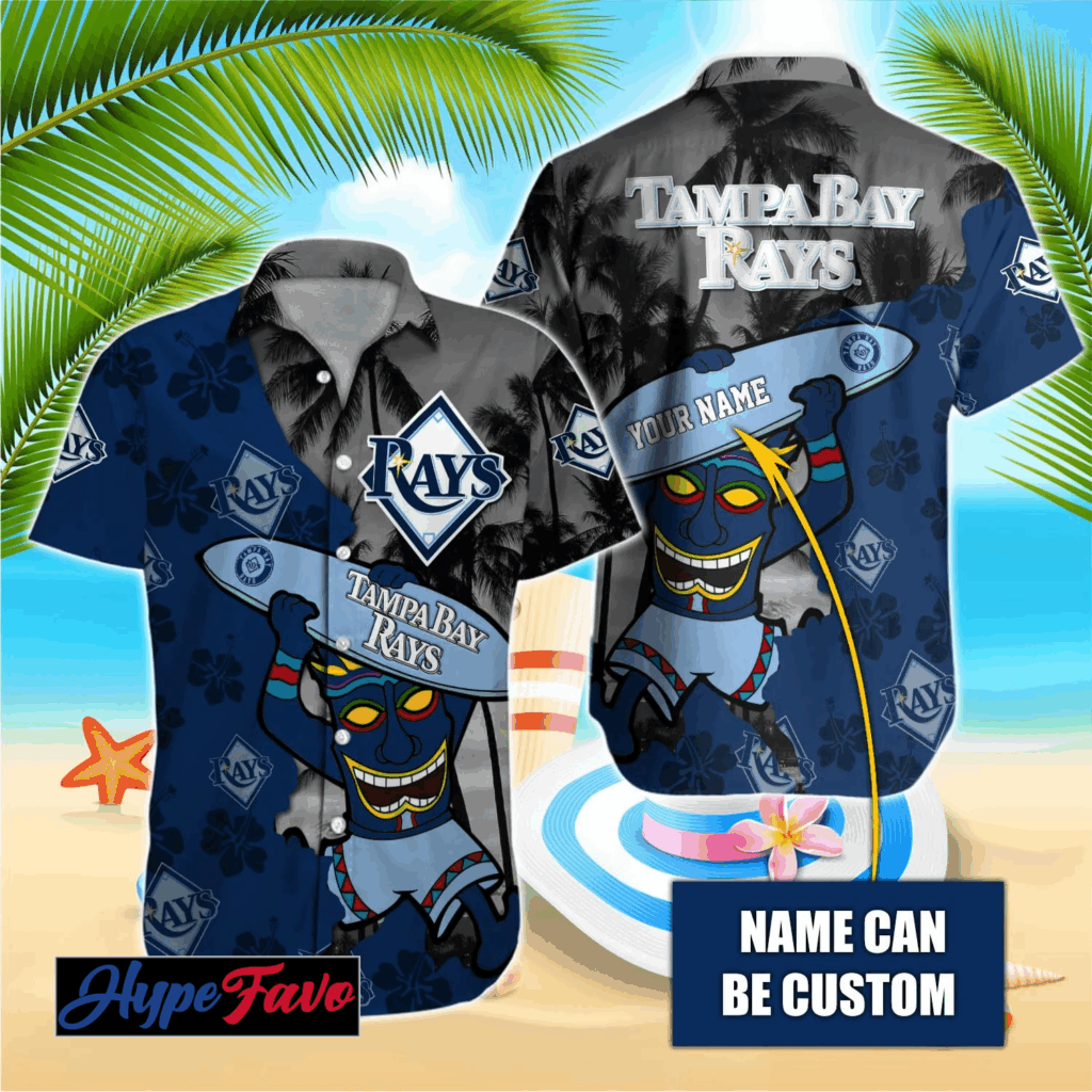 Tampa Bay Rays MLB Custom Hawaiian Shirt – Official Team Merchandise
