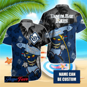 Tampa Bay Rays MLB Custom Hawaiian Shirt – Official Team Merchandise