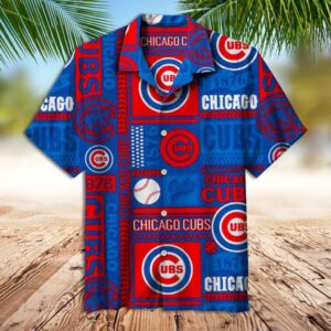 Chicago Cubs Hawaiian Shirt - Official MLB Merchandise