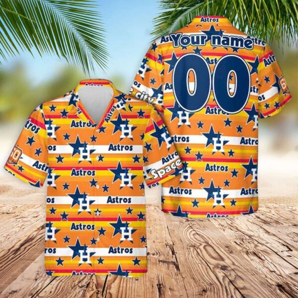 Custom Houston Astros Hawaiian Shirt – Official MLB Star Design