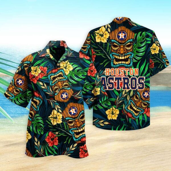 Houston Astros Tiki Aloha Hawaiian Shirt – Astros Hawaiian Shirt