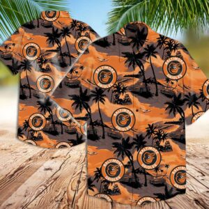 Baltimore Orioles Landscape Hawaiian Shirt - Official MLB Merchandise