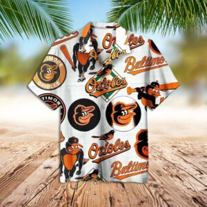 Baltimore Orioles Hawaiian Shirt - Official MLB Merchandise