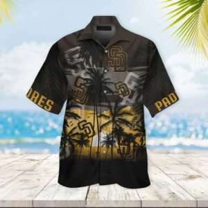 San Diego Padres Hawaiian Shirt – Tropical Beach Style for Padres Fans