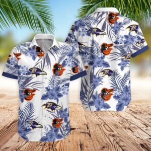 Baltimore Ravens Orioles Hawaiian Shirt – Official MLB Licensed Gear