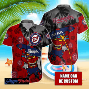 Custom Washington Nationals MLB Hawaiian Shirt - Officially Licensed Gear