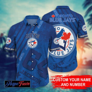 Custom Toronto Blue Jays MLB Hawaiian Shirt - Personalized Fan Apparel