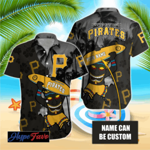 Pittsburgh Pirates MLB Custom Hawaiian Shirt - Officially Licensed Gear