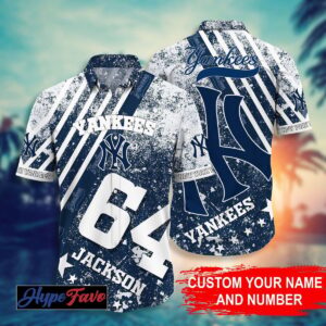 Custom New York Yankees MLB Hawaiian Shirt - Personalized Fan Gear