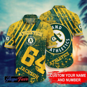 Custom Oakland Athletics MLB Hawaiian Shirt - Personalized Fan Gear