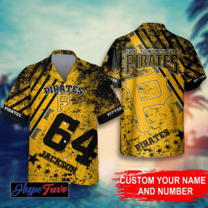 Pittsburgh Pirates MLB Personalized Hawaiian Shirt – Custom Team Apparel