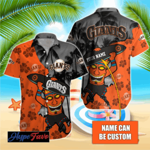 San Francisco Giants MLB Custom Hawaiian Shirt - Official Team Merchandise