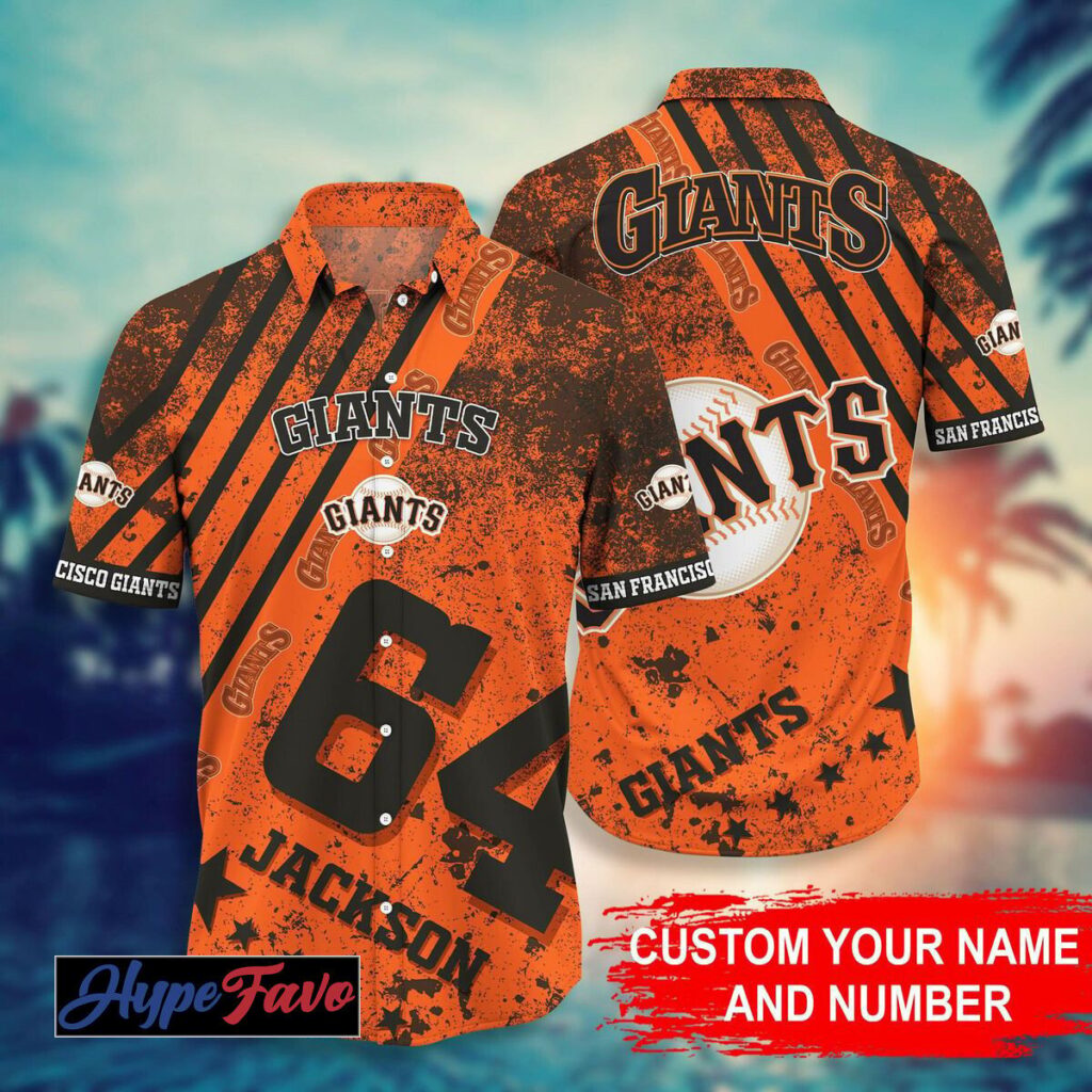 Custom San Francisco Giants MLB Hawaiian Shirt – Personalized Team Apparel