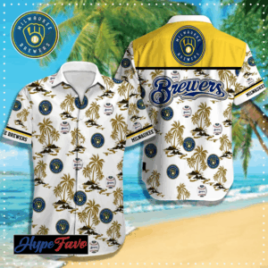 Milwaukee Brewers MLB Hawaiian Shirt - Official Team Gear for Fans