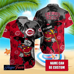 Cincinnati Reds MLB Custom Hawaiian Shirt Officially Licensed Gear