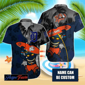 Custom Detroit Tigers MLB Hawaiian Shirt – Officially Licensed Gear