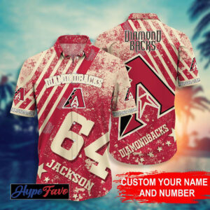 Customized Arizona Diamondbacks MLB Hawaiian Shirt – Personalize Your Style!
