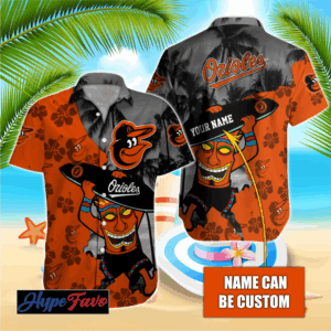 Custom Baltimore Orioles MLB Hawaiian Shirt - Officially Licensed Gear