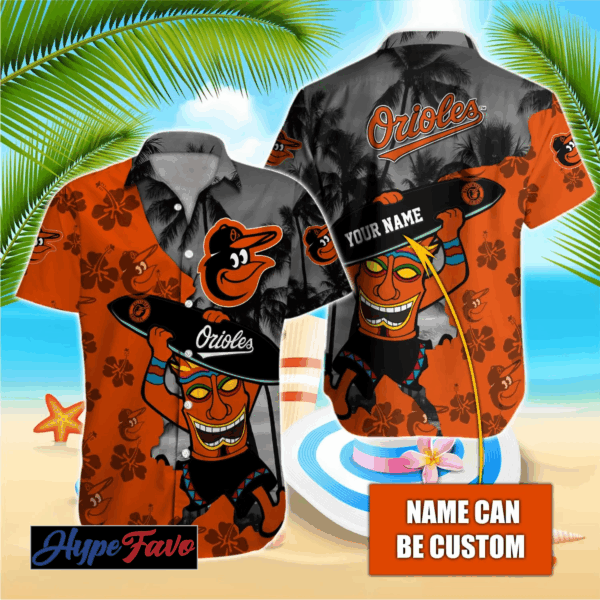 Custom Baltimore Orioles MLB Hawaiian Shirt – Officially Licensed Gear