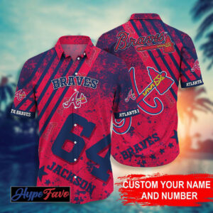 Custom Atlanta Braves MLB Hawaiian Shirt - Personalized Fan Apparel
