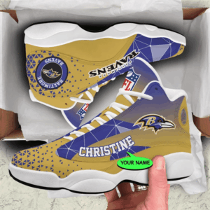 Custom Baltimore Ravens Jordan 13 Shoes: Personalize Your Game Day Style