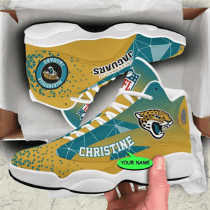 Custom Jacksonville Jaguars Jordan 13 Shoes – Personalized NFL Sneakers