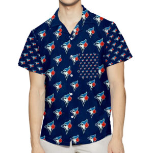 Toronto Blue Jays 3D All Over Print Hawaiian Shirt - Summer Beach Gift with Pocket