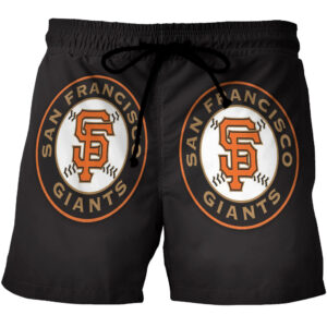San Francisco Giants Art 18 3D All Over Print Hawaiian Shorts - Summer Beach Style