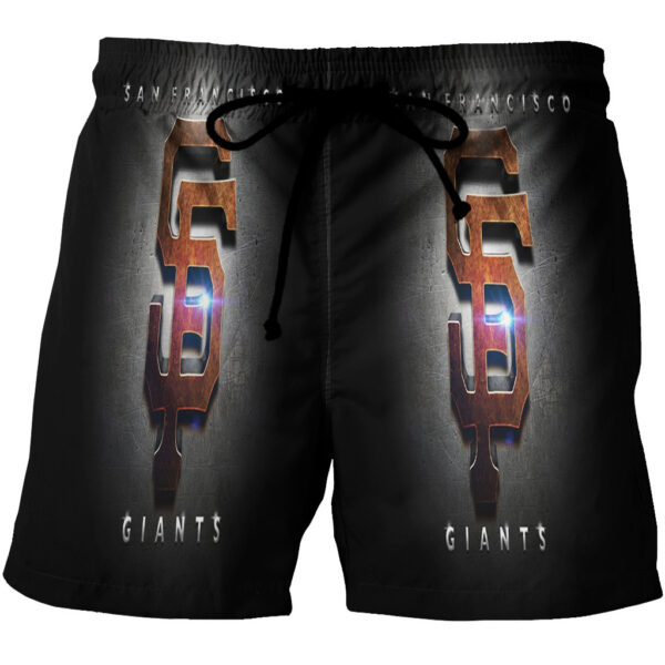 San Francisco Giants 3D All Over Print Hawaiian Shorts for Summer Beach