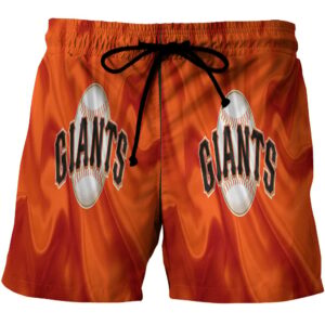 San Francisco Giants Art 23 3D All Over Print Hawaiian Shorts - Summer Beach Style