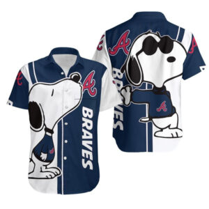 Official Atlanta Braves Snoopy Hawaiian Shirt - Limited Edition