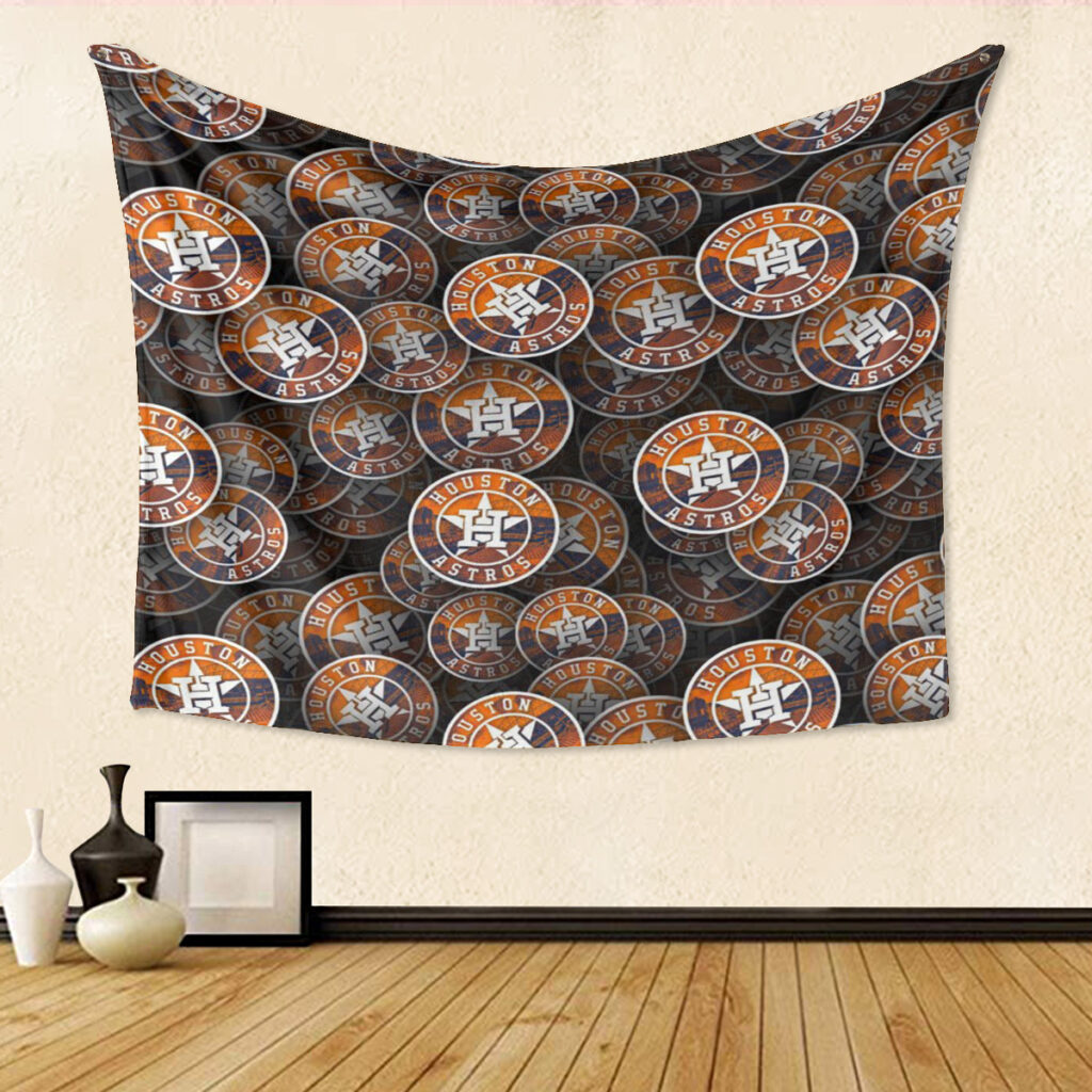 Houston Astros Emblem v8 3D Full Printing Tapestry – Perfect Gift for Fans