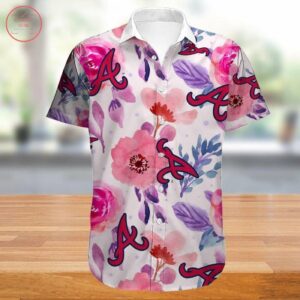Atlanta Braves Hawaiian Shirt: Floral Summer Beach Outfit