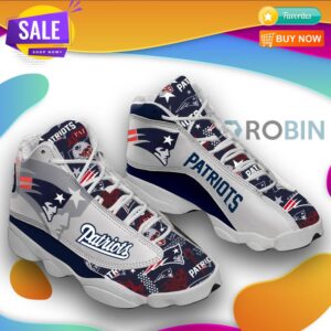 New England Patriots Jordan 13 CH: Official Team Edition Sneakers